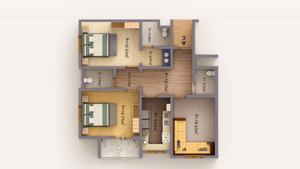 مخطط الدور رقم 16